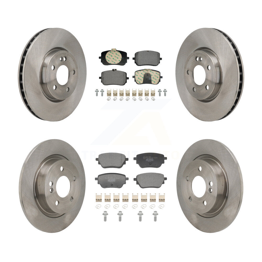 Disc Brake Rotors And Ceramic Pads Front Rear Kit For Mercedes-Benz A220 CLA250