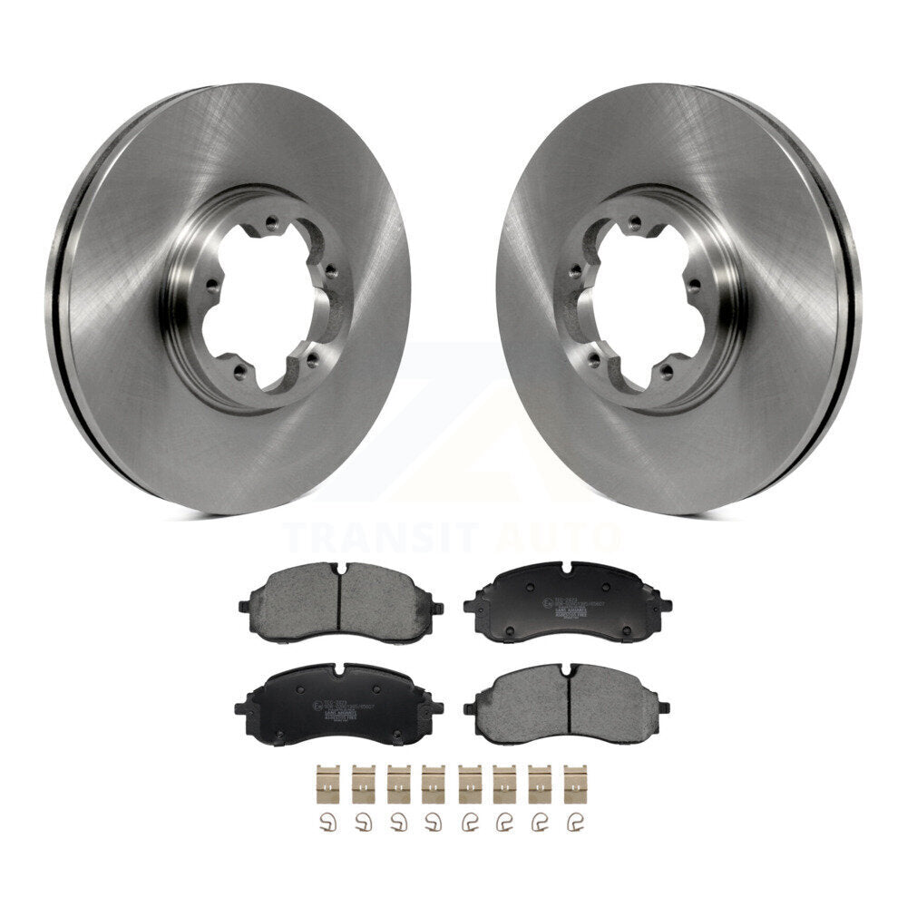 Brake Rotor And Ceramic Pad Front Kit For Ford Transit-250 Transit-350 E-Transit