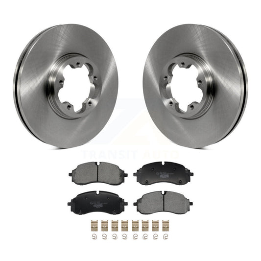 Brake Rotor And Ceramic Pad Front Kit For Ford Transit-250 Transit-350 E-Transit