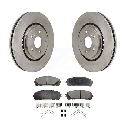 Brake Rotor Ceramic Pad Front Kit For Toyota Sienna RAV4 Prime bZ4X Subaru Lexus