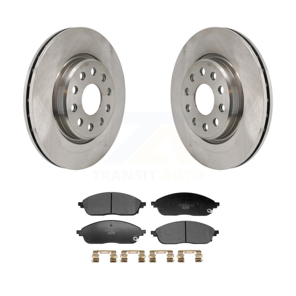 Disc Brake Rotors And Ceramic Pads Front Kit For Jeep Grand Cherokee L