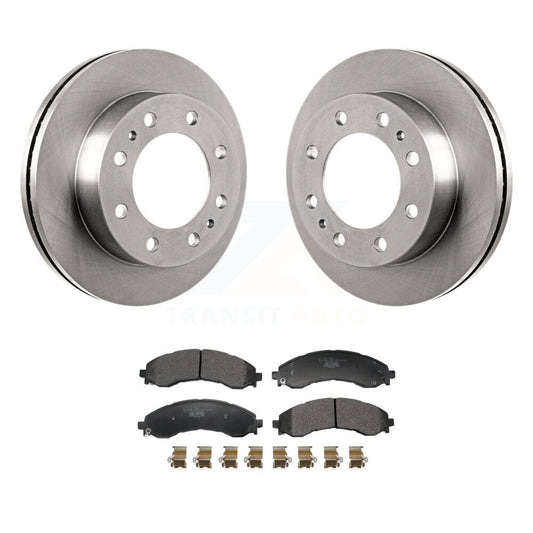 Brake Rotor And Ceramic Pad Front Kit For GMC Savana 3500 Chevrolet Express 4500