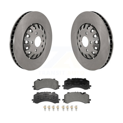 Disc Brake Rotors And Ceramic Pads Front Kit For 2019-2021 Audi A8 Quattro 4.0L