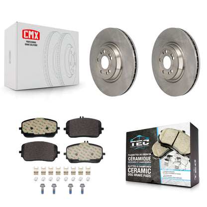 Brake Rotors Ceramic Pad Front Kit For Mercedes-Benz GLE450 GLS450 GLS580 GLE580