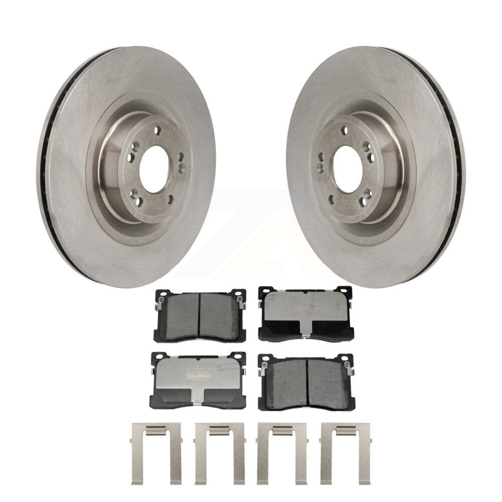 Disc Brake Rotors And Ceramic Pads Front Kit For Hyundai Equus Kia K900