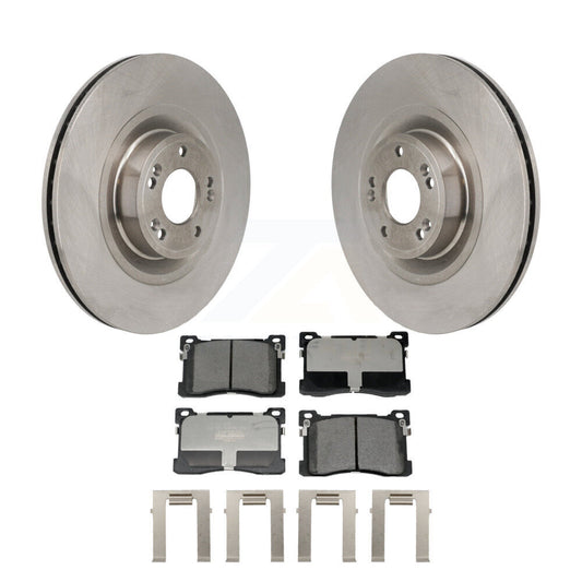 Disc Brake Rotors And Ceramic Pads Front Kit For Hyundai Equus Kia K900