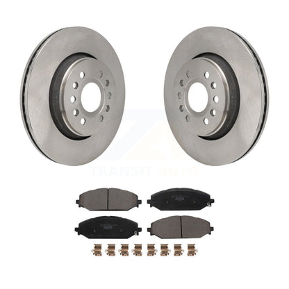 Disc Brake Rotors And Ceramic Pads Front Kit For Ram 1500 Jeep Wagoneer Grand L