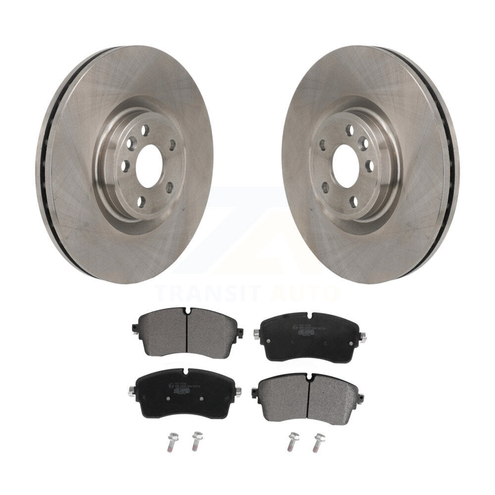 Disc Brake Rotor Ceramic Pad Front Kit For Land Rover Range Evoque Jaguar E-Pace