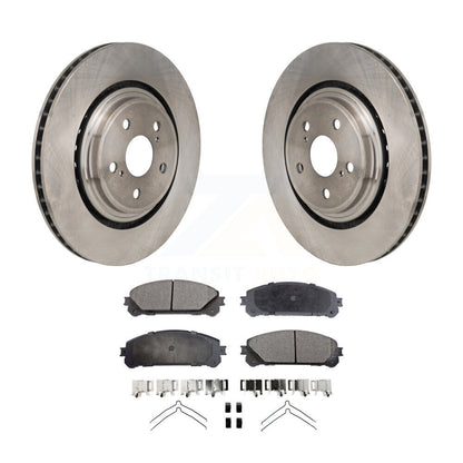 Disc Brake Rotors And Ceramic Pads Front Kit For 2020-2022 Toyota Highlander
