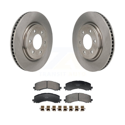 Disc Brake Rotors And Ceramic Pads Front Kit For 2022-2023 Ford F-150 Lightning