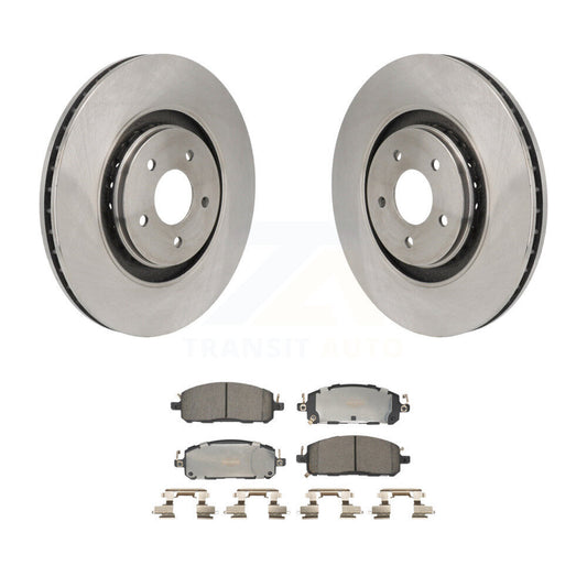 Brake Rotor And Ceramic Pad Front Kit For Mitsubishi Outlander Nissan Pathfinder