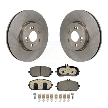 Disc Brake Rotors And Ceramic Pads Front Kit For Mercedes-Benz GLE350