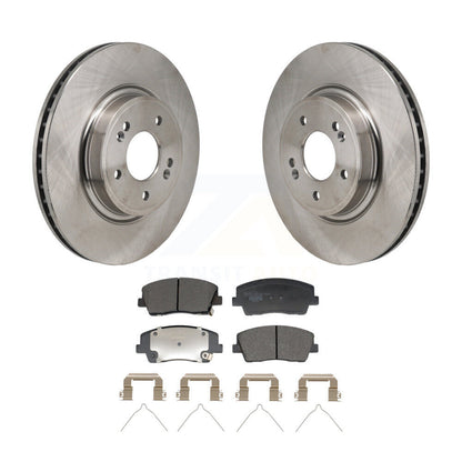 Disc Brake Rotors And Ceramic Pads Front Kit For Genesis G70 Kia Stinger