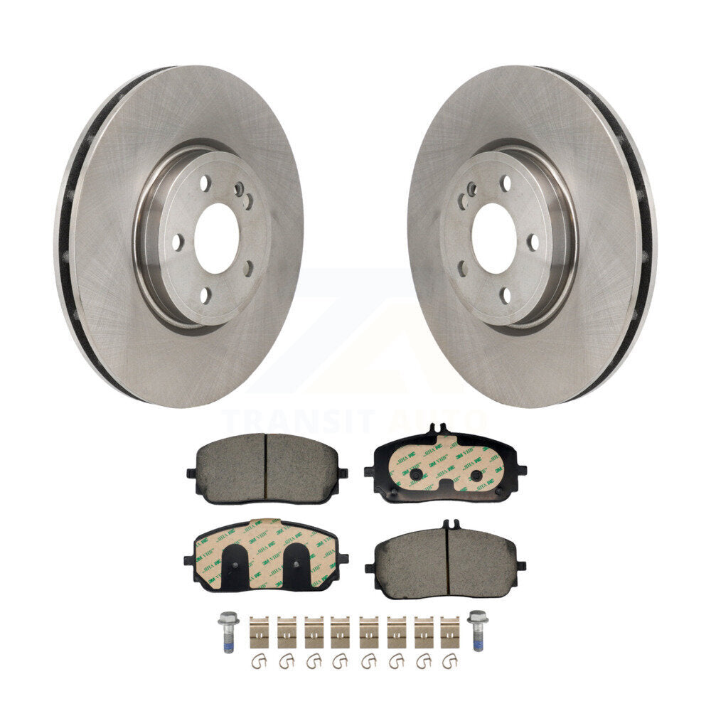 Brake Rotors & Ceramic Pad Front Kit For Mercedes-Benz GLB250 GLA250 A220 CLA250