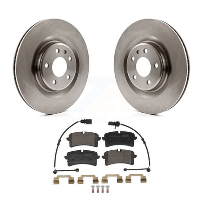 Disc Brake Rotors And Ceramic Pads Rear Kit For Audi A7 Quattro