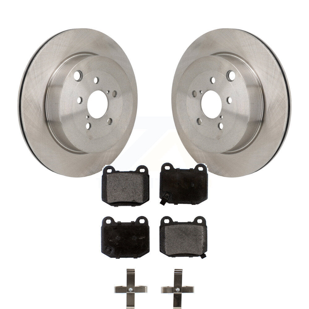 Brake Rotor And Ceramic Pad Rear Kit For Subaru BRZ Toyota 86 With Brembo Brakes