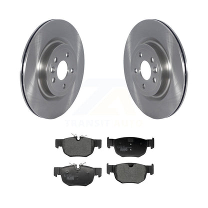 Disc Brake Rotors And Ceramic Pads Rear Kit For Jaguar F-Pace
