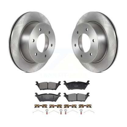 Disc Brake Rotors And Ceramic Pads Rear Kit For 2022-2023 Ford Bronco 3.0L
