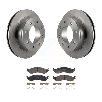 Disc Brake Rotor Ceramic Pad Rear Kit For GMC Chevrolet Savana 2500 Express 3500