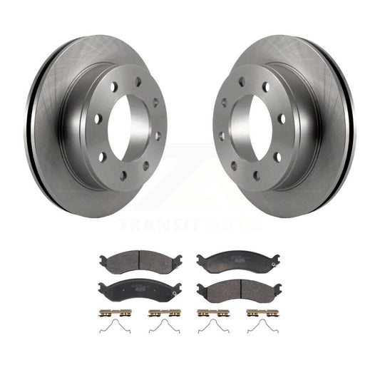 Disc Brake Rotor Ceramic Pad Rear Kit For GMC Chevrolet Savana 2500 Express 3500