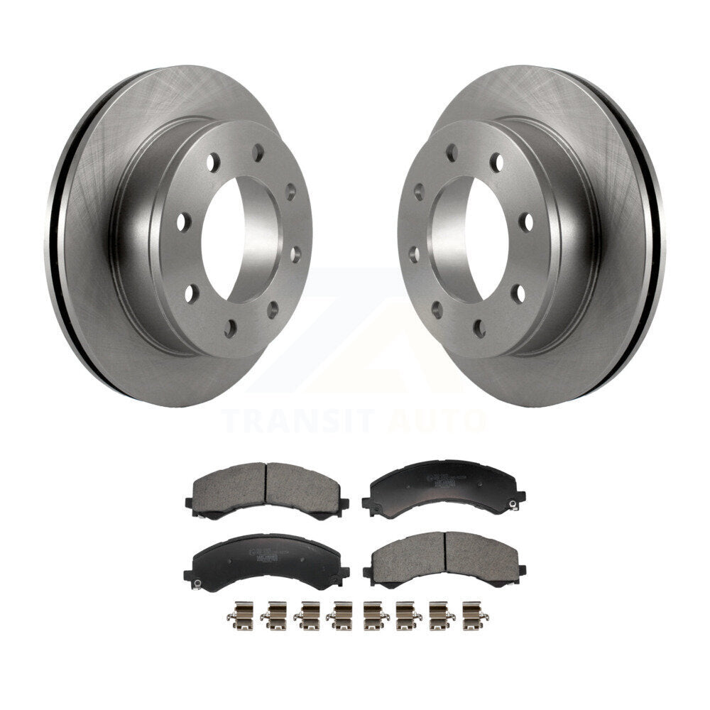 Brake Rotor Ceramic Pad Rear Kit For 2021-2024 GMC Savana 2500 Chevrolet Express