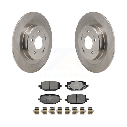 Disc Brake Rotors And Ceramic Pads Rear Kit For 2022-2024 Acura MDX