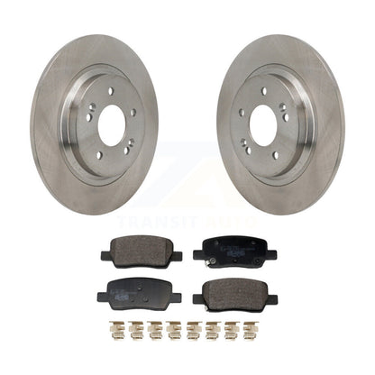 Brake Rotor And Ceramic Pad Rear Kit For Hyundai Santa Fe Kia Sorento GAS engine
