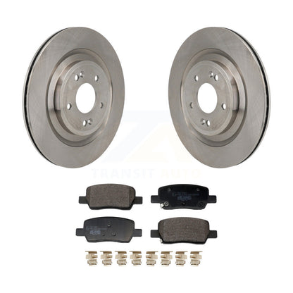 Disc Brake Rotors And Ceramic Pads Rear Kit For Hyundai Santa Fe Kia Sorento