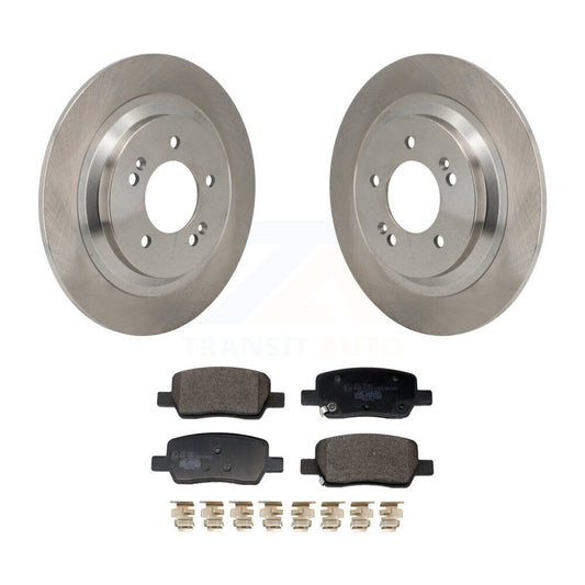 Brake Rotor & Ceramic Pad Rear Kit For 2022-2023 Kia Carnival Hyundai Santa Cruz