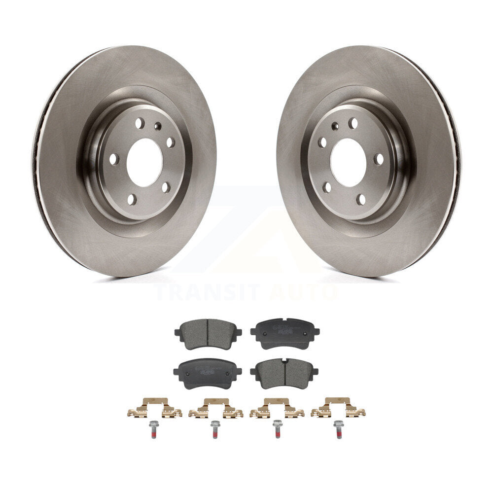 Brake Rotor Ceramic Pad Rear Kit For Audi Q5 Sportback A5 A4 Quattro S5 SQ5 PHEV