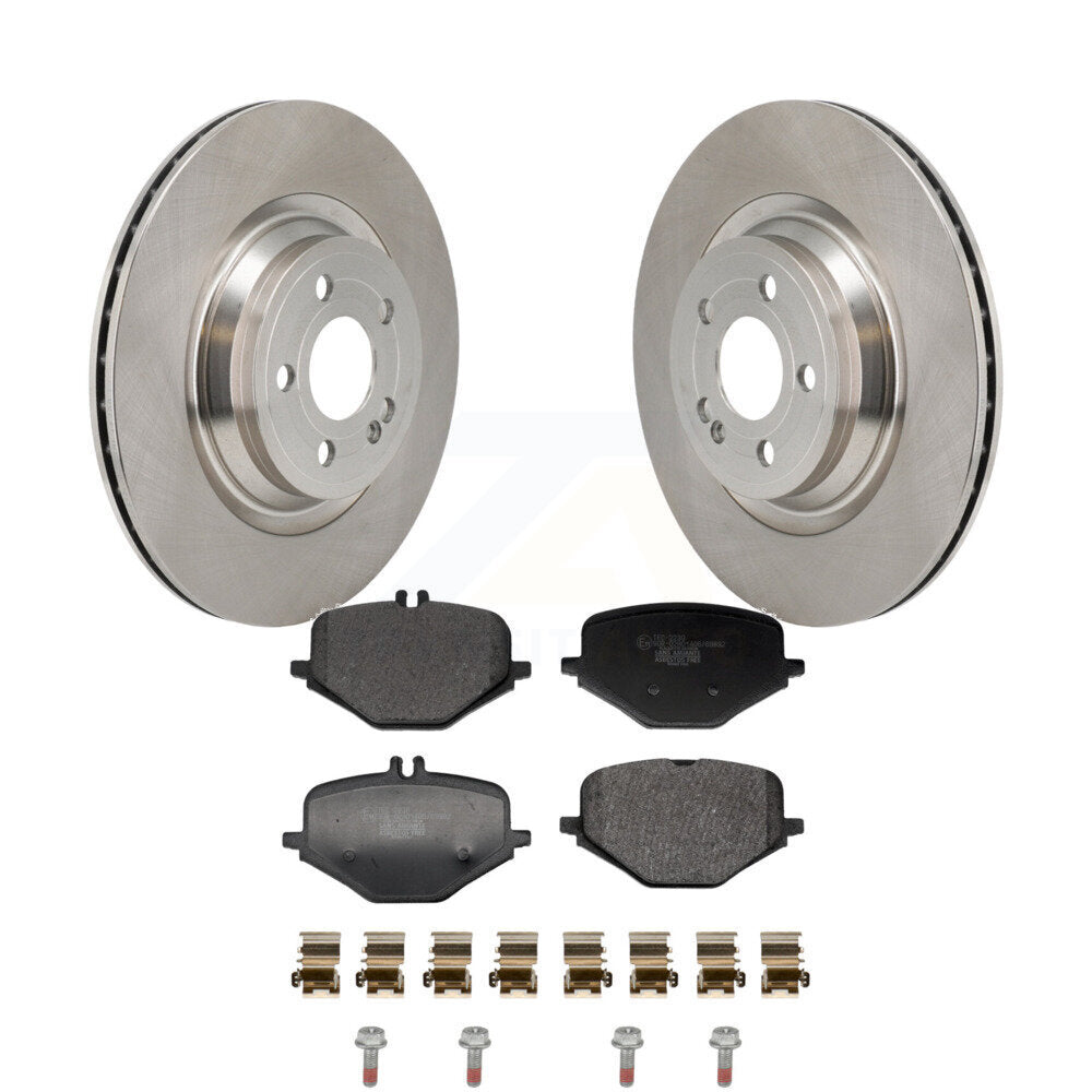 Disc Brake Rotors And Ceramic Pads Rear Kit For Mercedes-Benz GLE63 AMG S