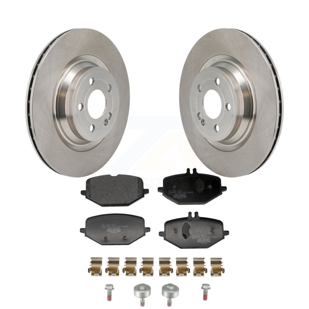 Brake Rotors & Ceramic Pad Rear Kit For Mercedes-Benz GLE450 GLE350 GLS450 GLE53