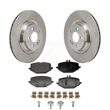 Brake Rotors & Ceramic Pad Rear Kit For Mercedes-Benz GLE450 GLE350 GLS450 GLE53