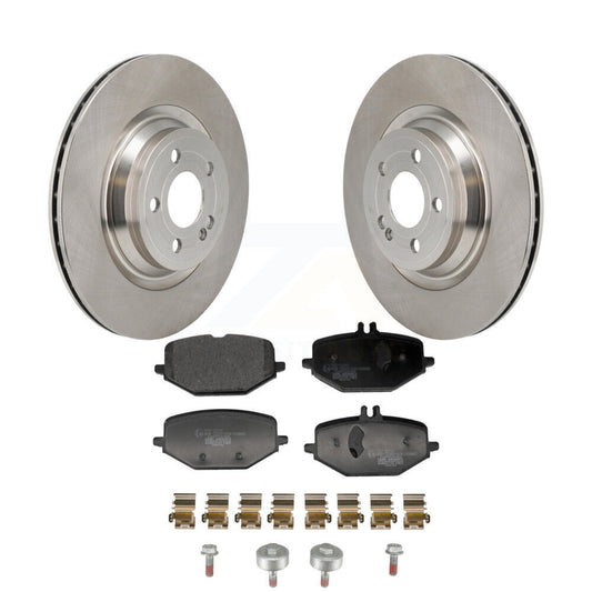 Brake Rotors & Ceramic Pad Rear Kit For Mercedes-Benz GLE450 GLE350 GLS450 GLE53