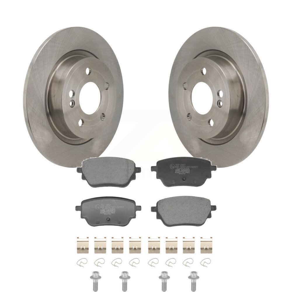 Disc Brake Rotors And Ceramic Pads Rear Kit For Mercedes-Benz A220 CLA250