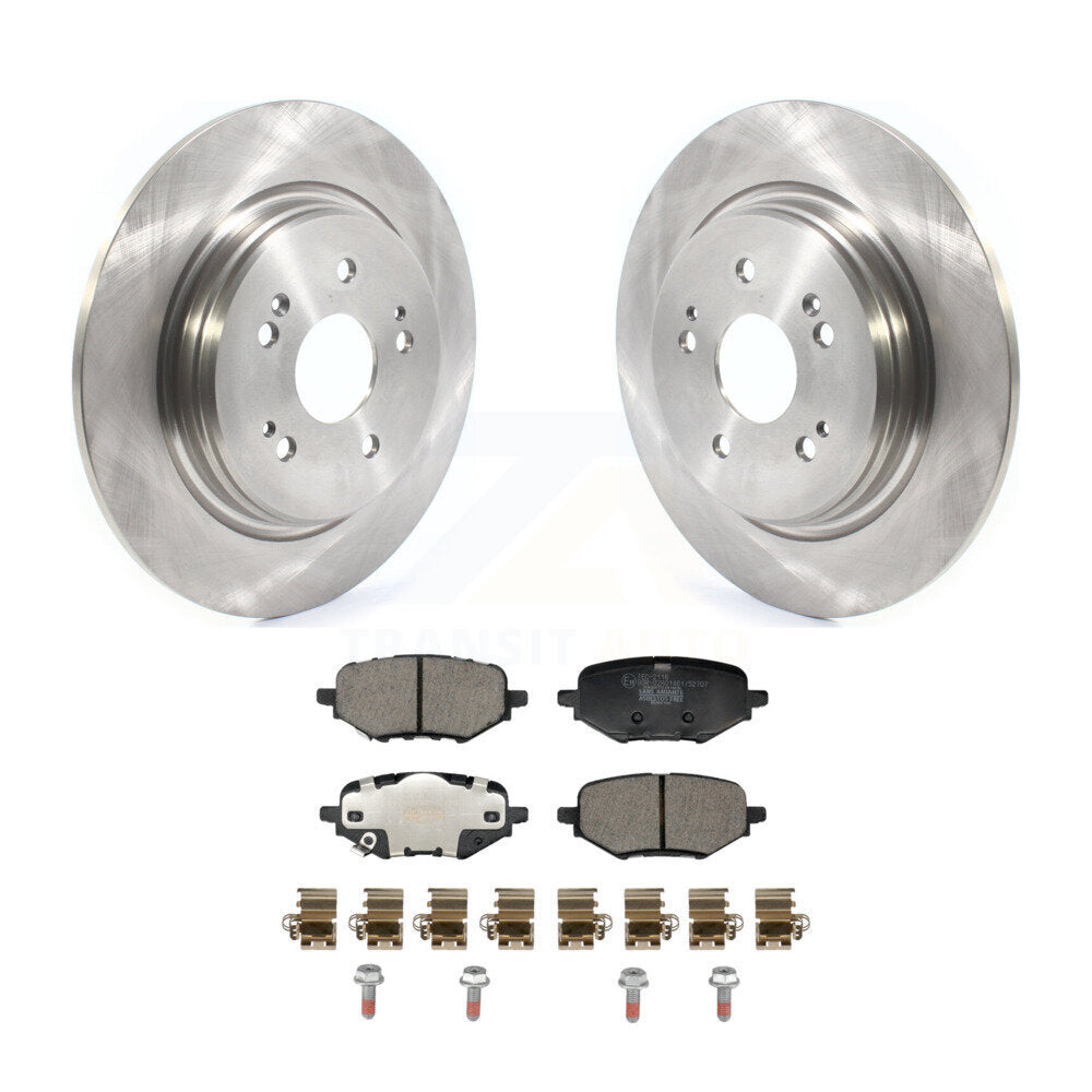 Disc Brake Rotors And Ceramic Pads Rear Kit For Honda HR-V Clarity