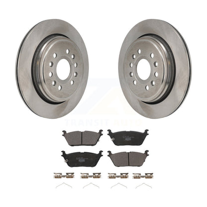 Disc Brake Rotors And Ceramic Pads Rear Kit For Ram 1500 Jeep Wagoneer Grand L