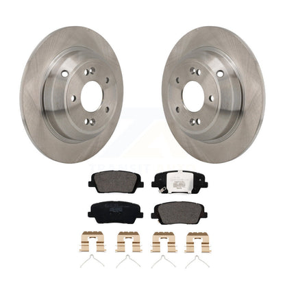 Disc Brake Rotors And Ceramic Pads Rear Kit For Genesis G70 Kia Stinger