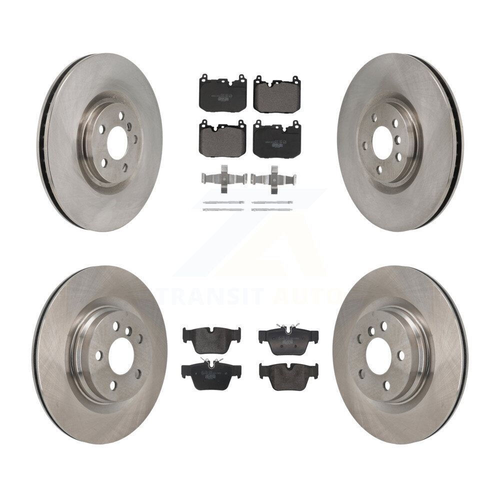 Disc Brake Rotor Ceramic Pad Front Rear Kit (6Pc) For BMW X2 Mini Cooper Clubman