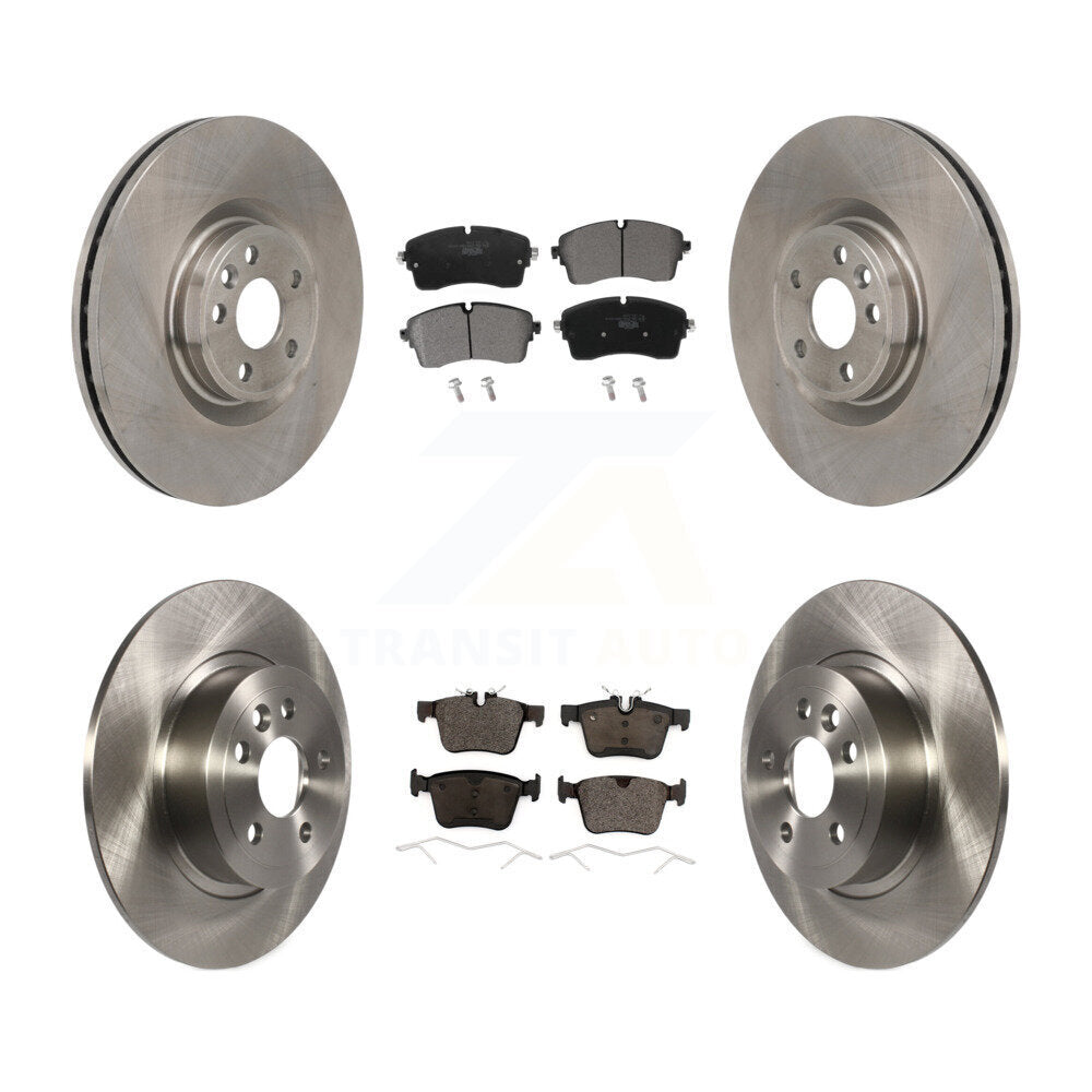 Disc Brake Rotors And Ceramic Pads Front Rear Kit For Land Rover Range Evoque