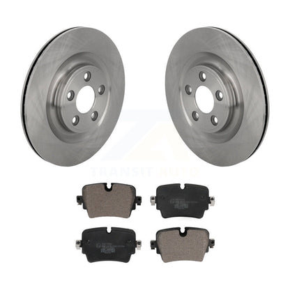 Brake Rotor Ceramic Pad Rear Kit For 19 Jaguar XJ With 325mm Diameter