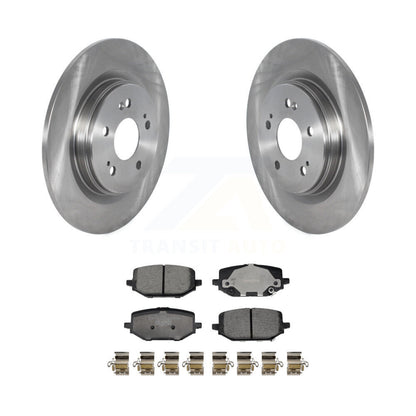 Disc Brake Rotors And Ceramic Pads Rear Kit For 2023-2024 Honda Pilot