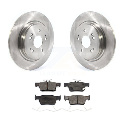 Disc Brake Rotors And Ceramic Pads Rear Kit For 2022-2024 Acura RDX