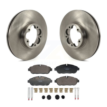 Disc Brake Rotors And Ceramic Pads Front Kit For 2023 Ford Transit-350 HD AWD