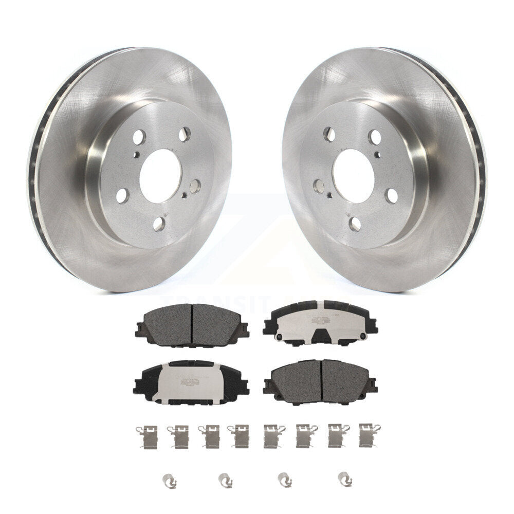 Disc Brake Rotors And Ceramic Pads Front Kit For Toyota Corolla