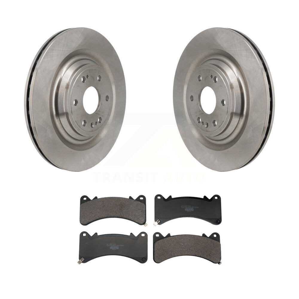 Brake Rotors Ceramic Pad Front Kit For GMC Sierra 1500 Chevrolet Silverado Tahoe