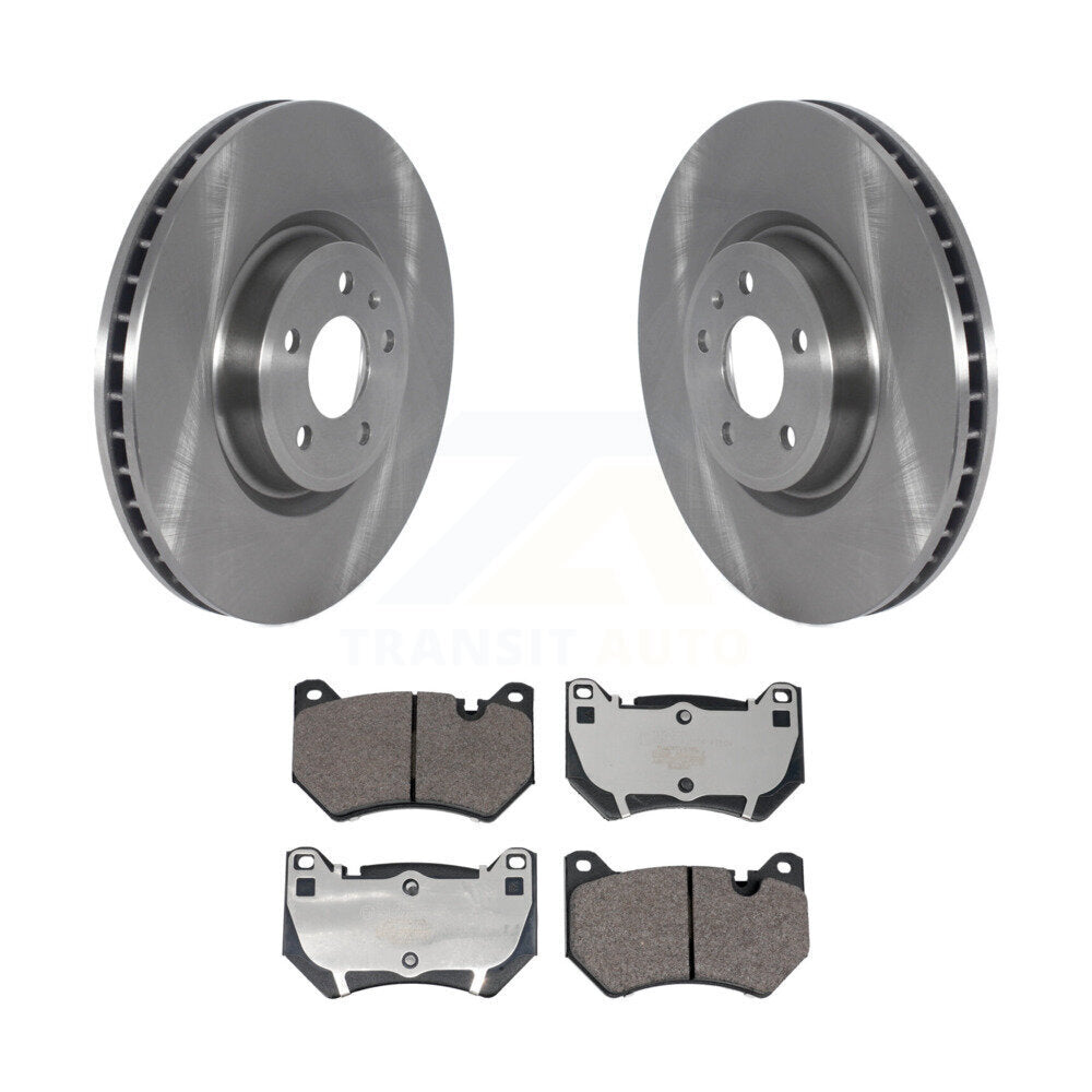 Brake Rotor Ceramic Pad Front Kit For 21 Audi Q5 With 350mm Diameter