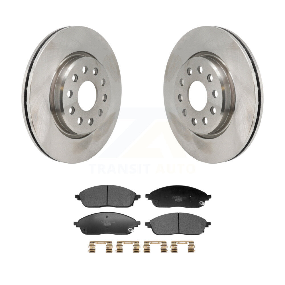 Disc Brake Rotors And Ceramic Pads Front Kit For Jeep Grand Cherokee L