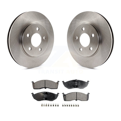 Brake Rotors Ceramic Pad Front Kit For Dodge Caravan Grand Plymouth Voyager Town