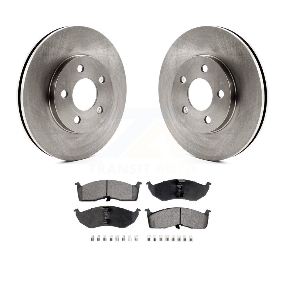 Disc Brake Rotor & Ceramic Pad Front Kit For Neon Dodge Chrysler Plymouth SX 2.0